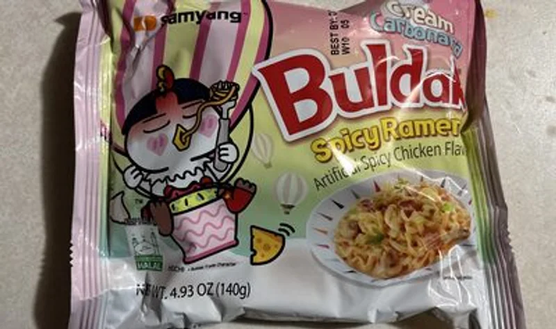 Buldak Cream Carbonara Hot Chicken Flavor Ramen