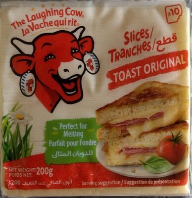 La Vache Qui Rit the Laughing Cow Cheese Slices Toast X10