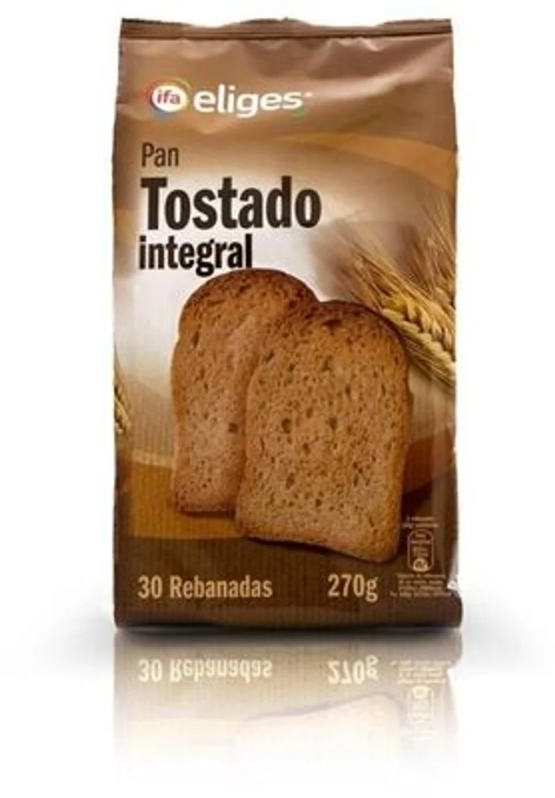 Pan a La Brasa Integral 30 Reb. Paquete 270 GRS.