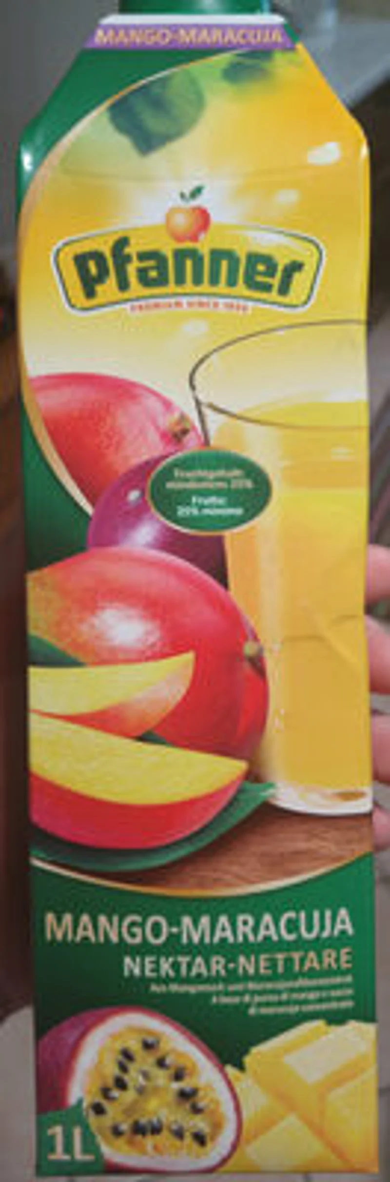 PFANNER Mango-Maracuja nektar