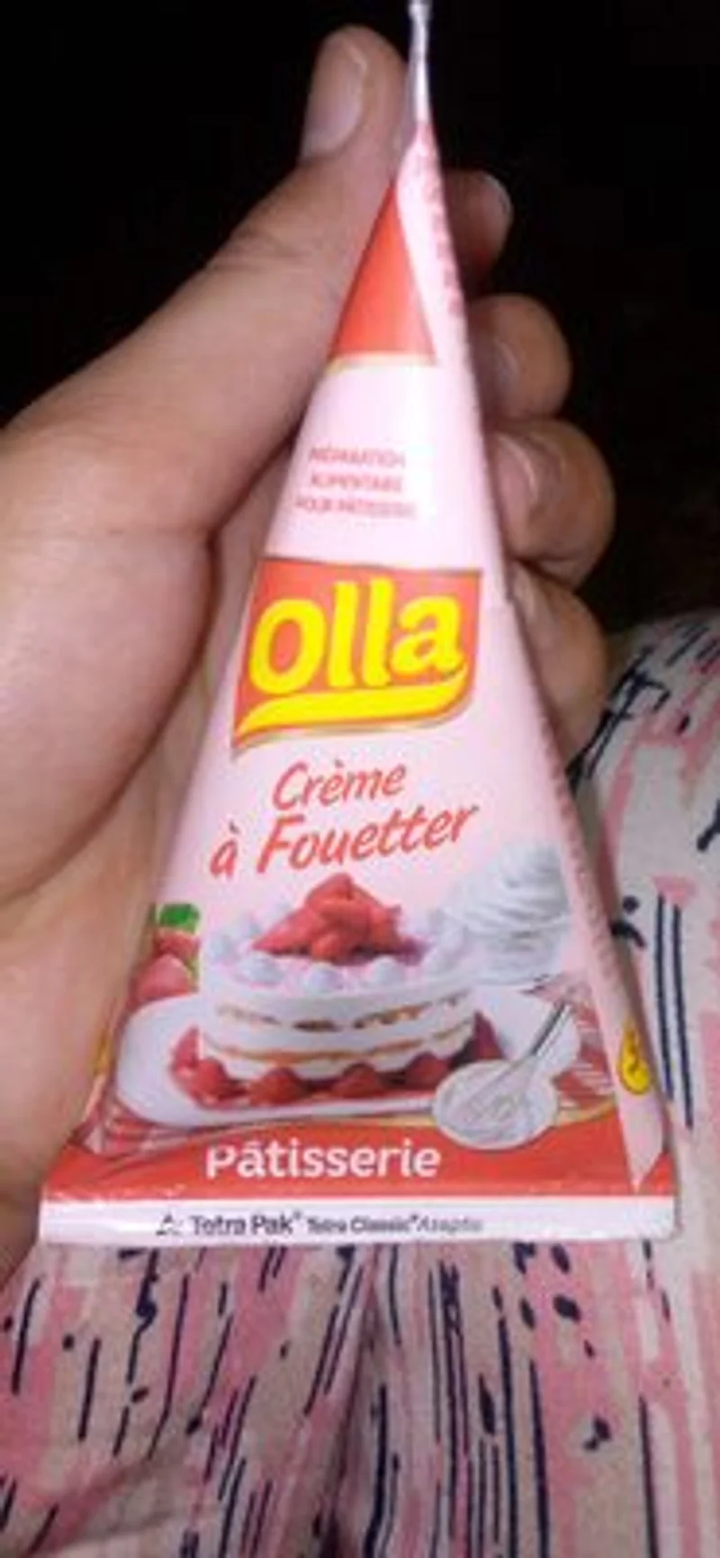 Crème à fouetter