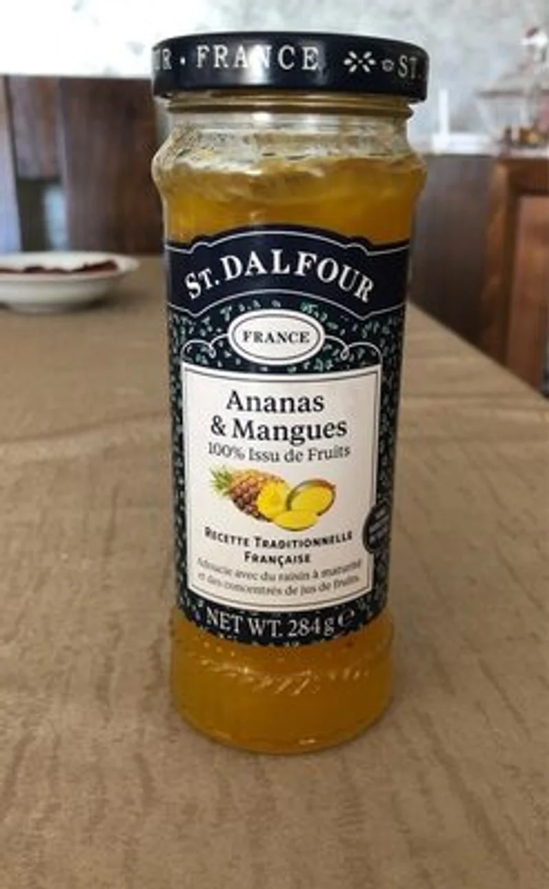 Confiture à l'ananas et à la mangue