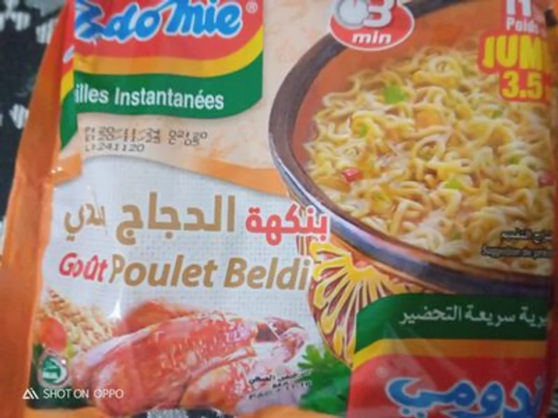 Nouilles instantanées Poulet Beldi