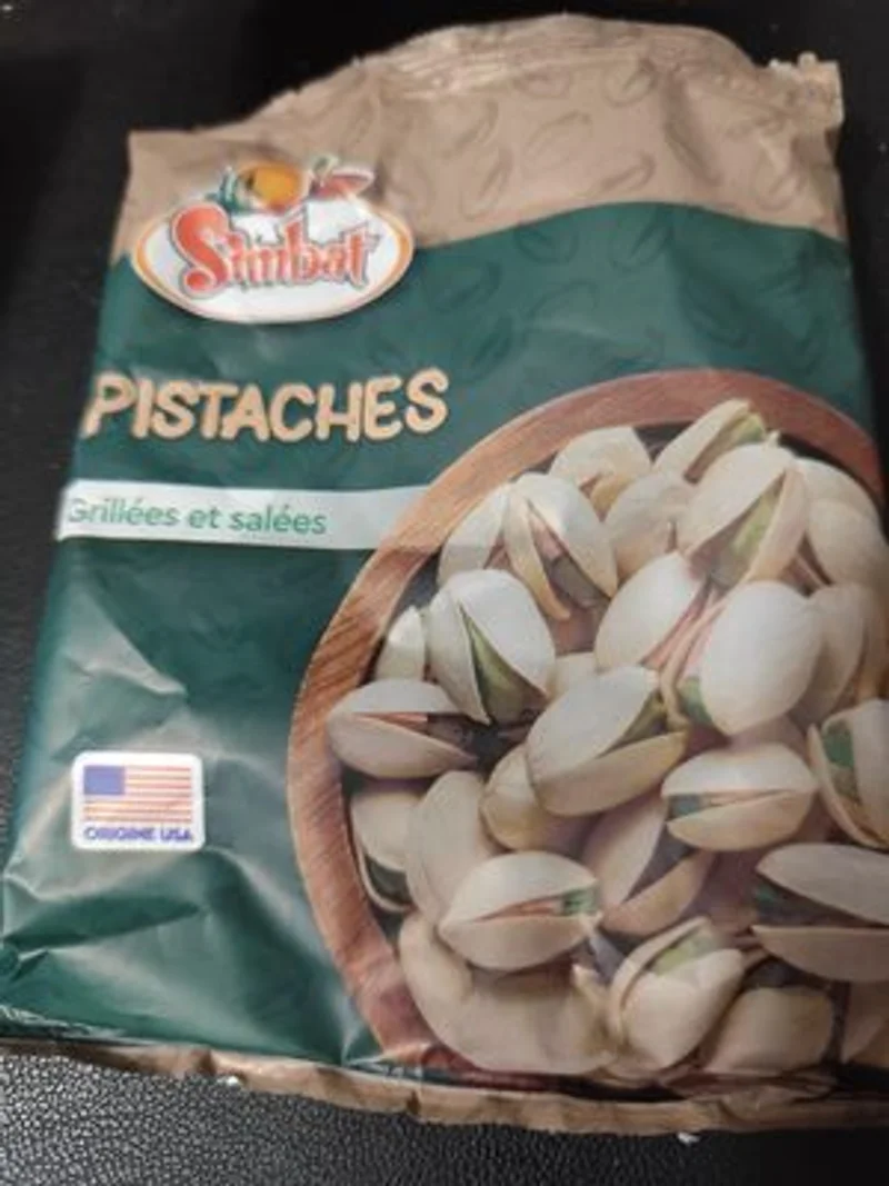 Pistaches grillées et salées