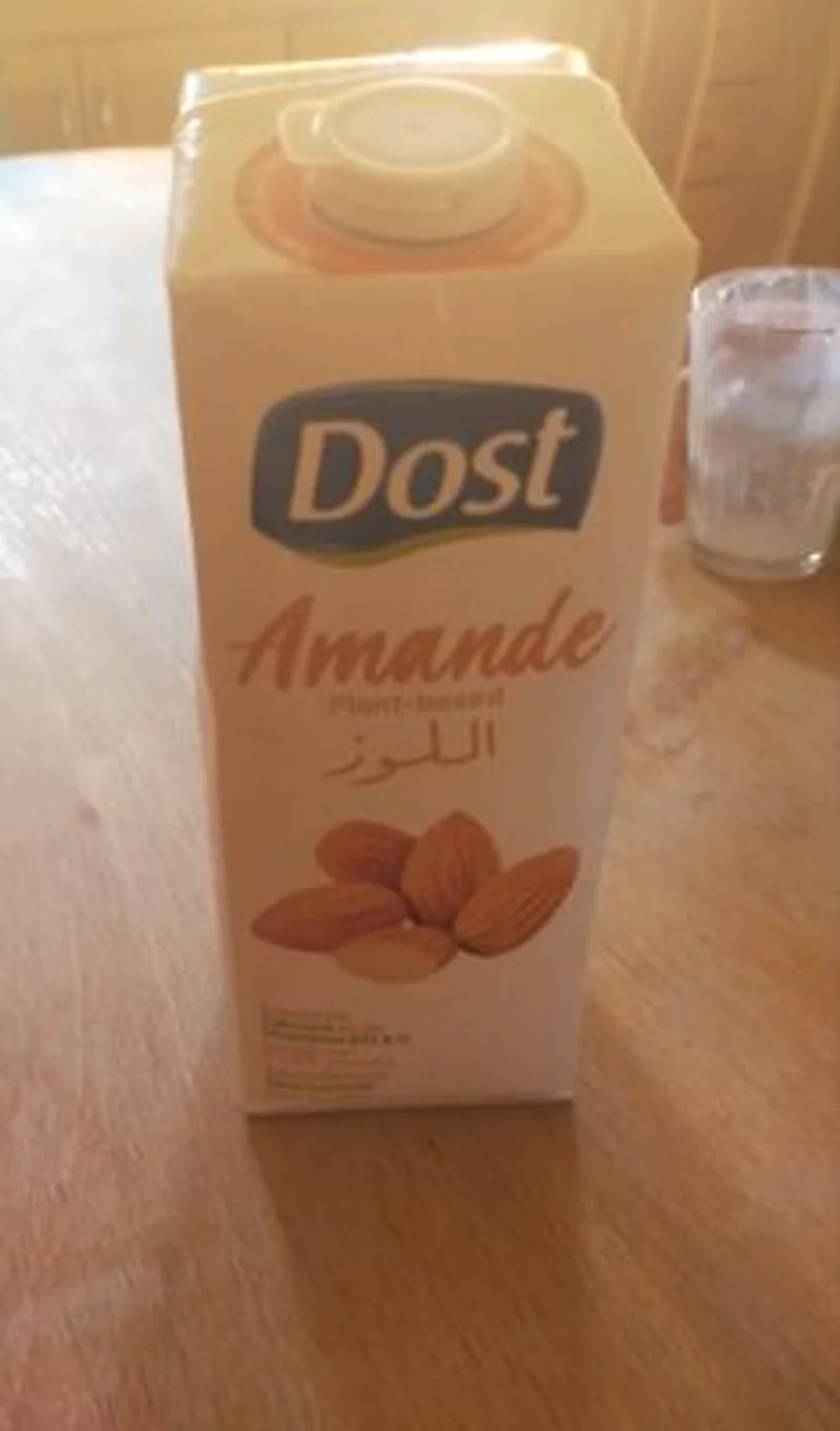 Lait d'amande